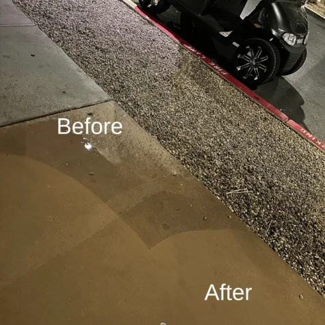 business concrete pressure wash