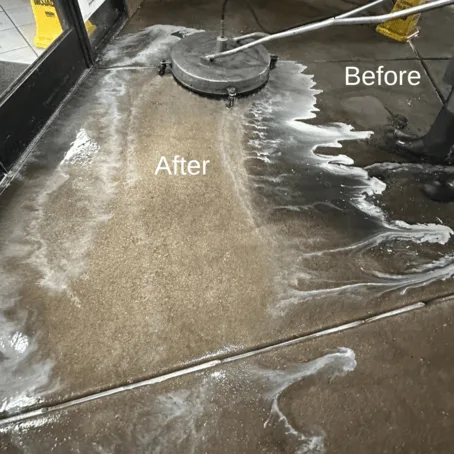 storefront pressure washing